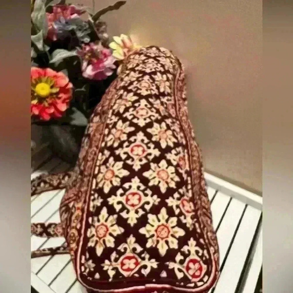 Vera Bradley Bucket Tote Bag Waomens Medium Retired Medallion 2006 Quilted Purse - Picture 5 of 9